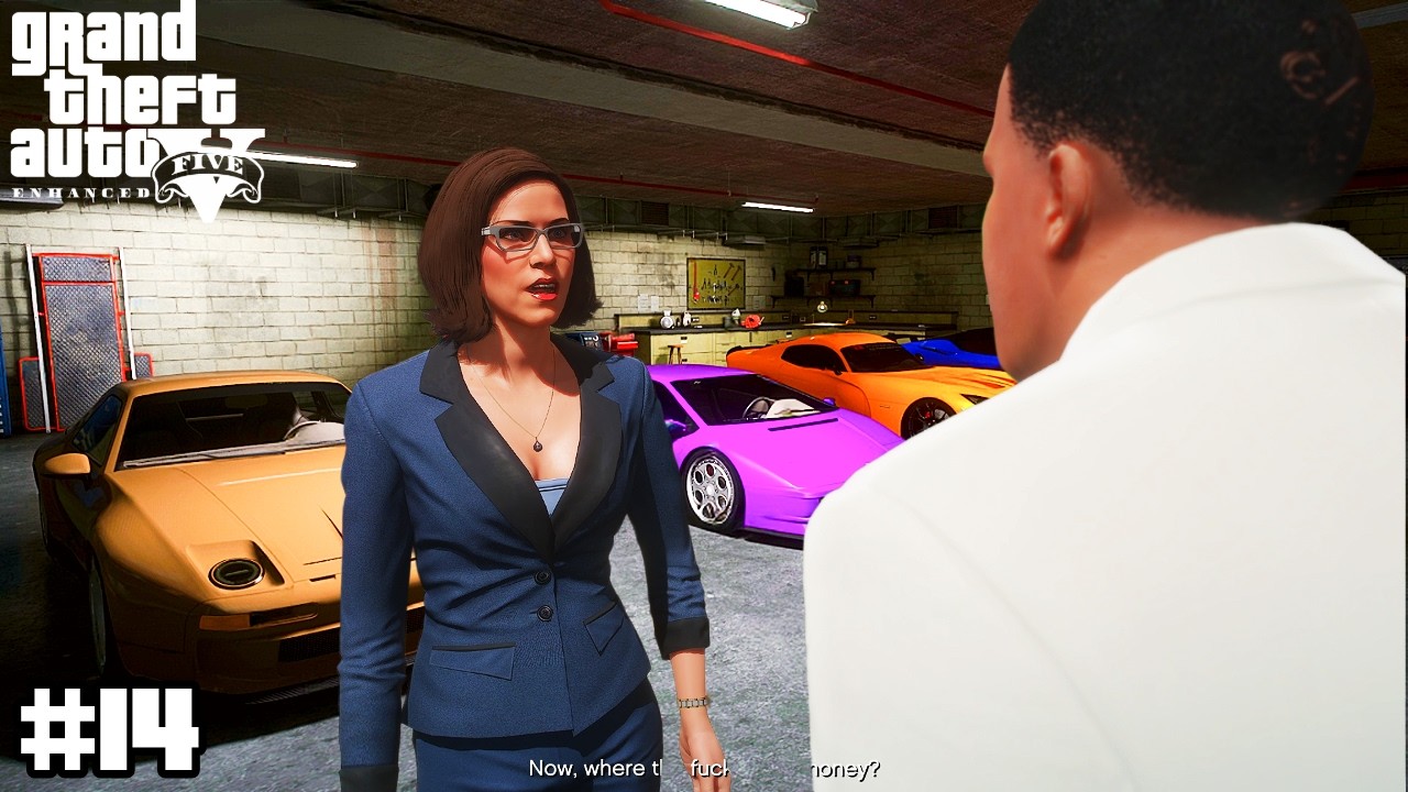 Grand Theft Auto 5 Natural Vision Enhanced Gameplay Walthrough Part 14 - PC 4K 60FPS No Commentary