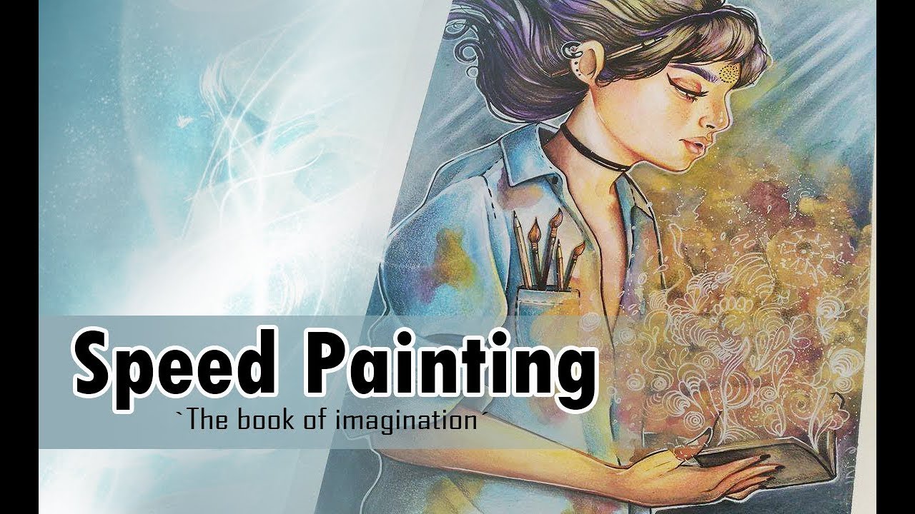 The book of Imagination | Speedpaint by Mrsbutterd