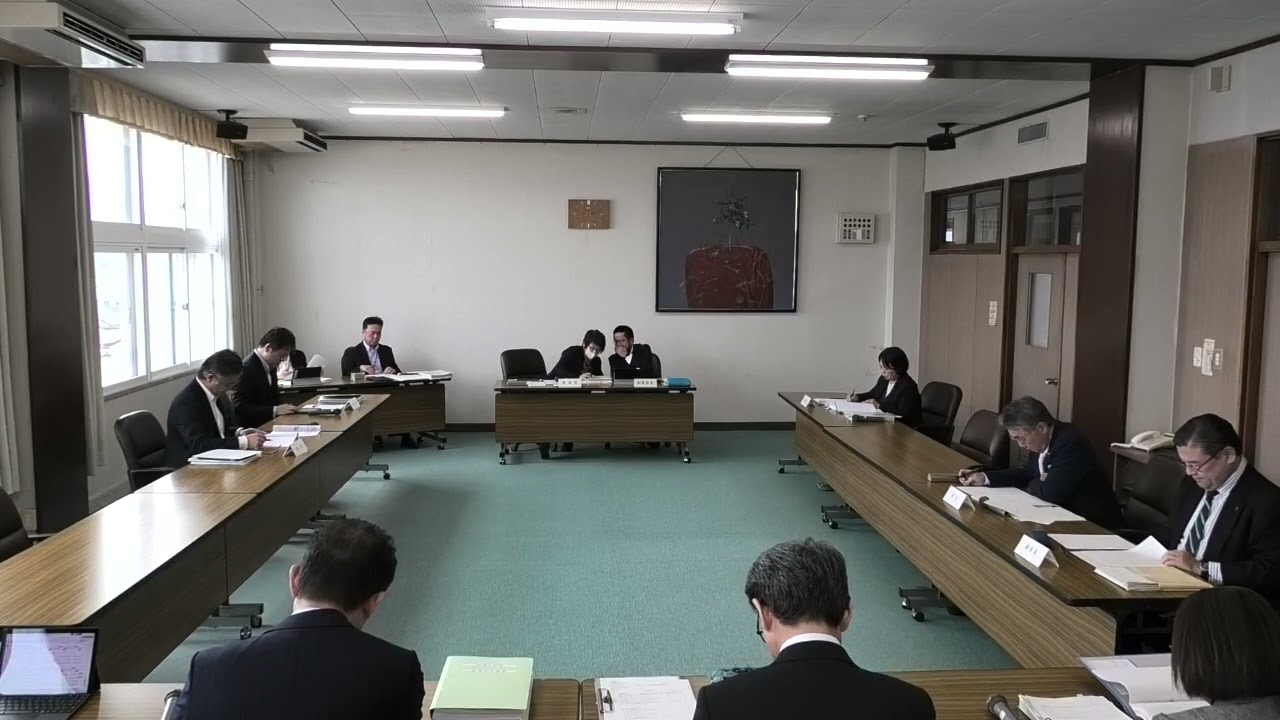 企画総務委員会（魚津市議会令和８年３月定例会）