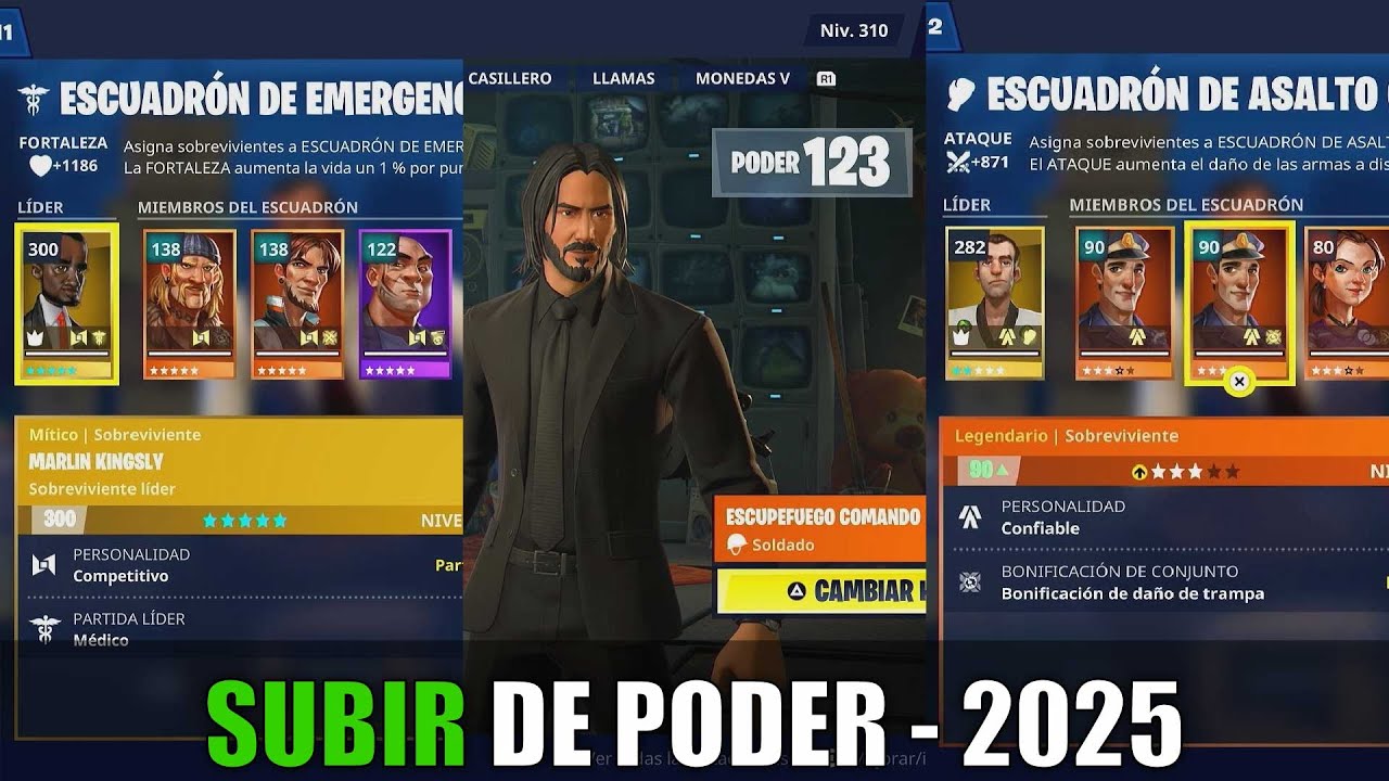 SUBIR de PODER 🔥 en Fortnite salvar el mundo - Actualización 2025