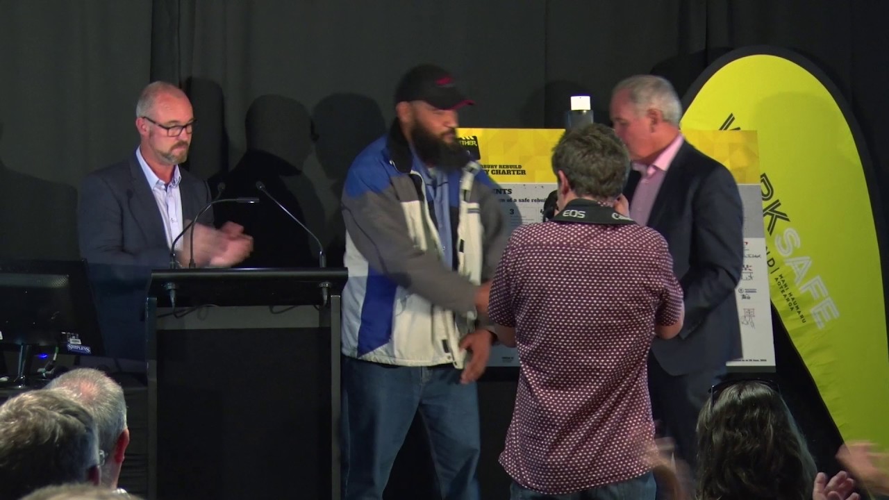 Rob Sloan - Congratulating our new champion and welcoming new signatories