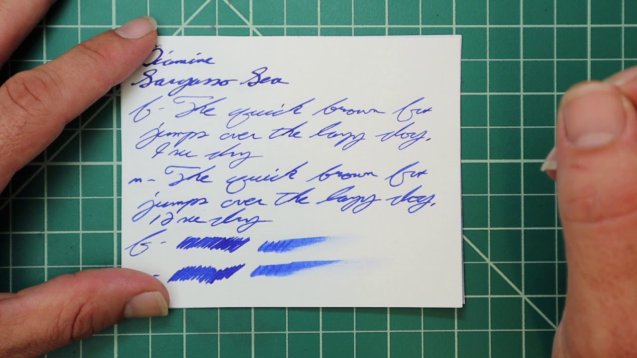 Diamine Sargasso Sea Fountain Pen Ink #fountainpenink #fountainpens