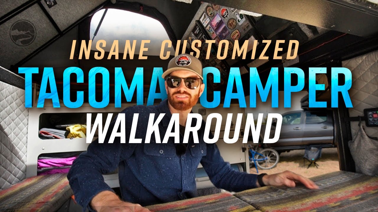 Невероятно кастомизированный кемпинг Tacoma Camper Walkaround