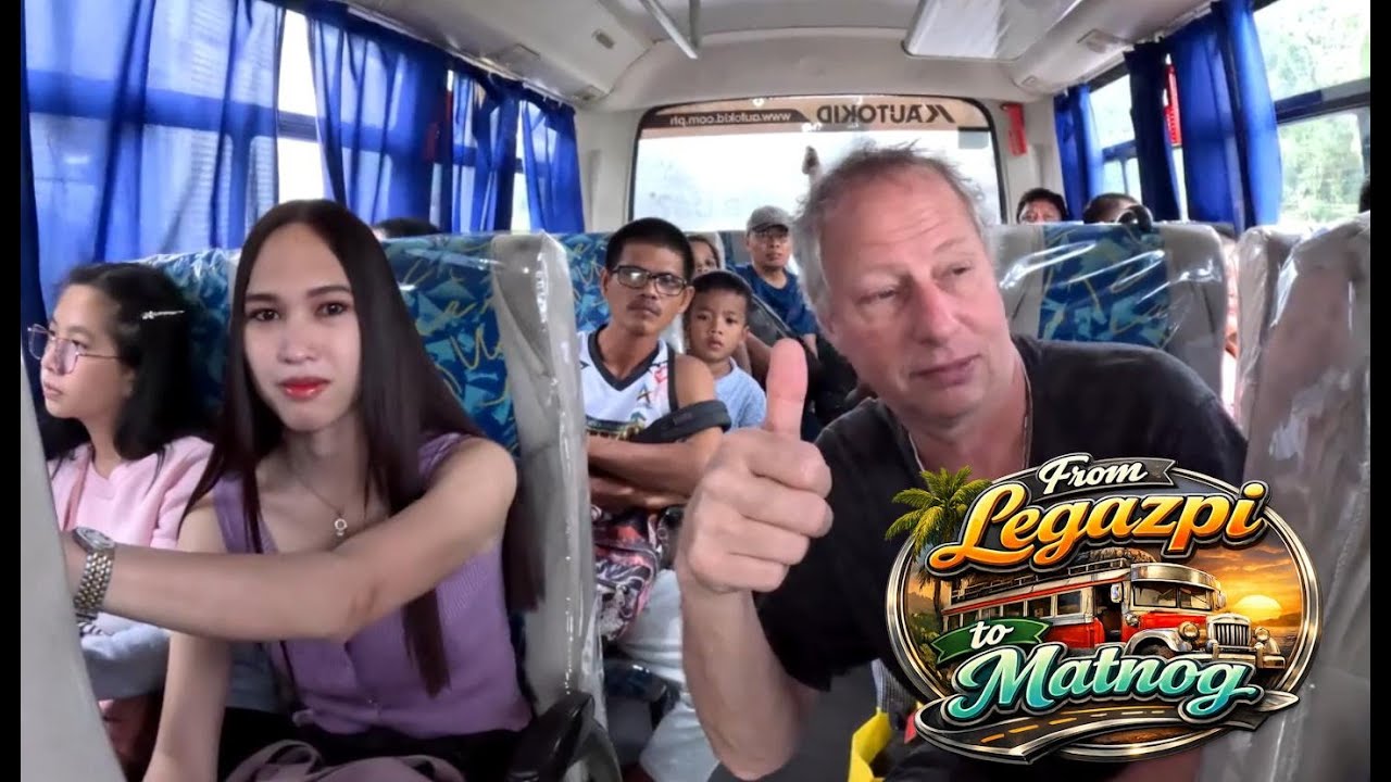 Visit Mayon vulcano, Legazpi to Matnog by bus Philippines ( 🇵🇭 )