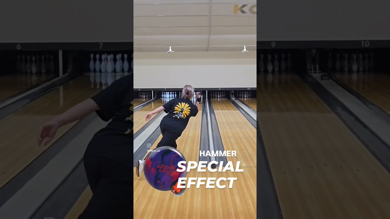 Hammer Special Effect ♡ #bowling #MKkorea #Hammer #SpecialEffect #부산볼링 #부산여자아대볼러 #코오롱볼링장
