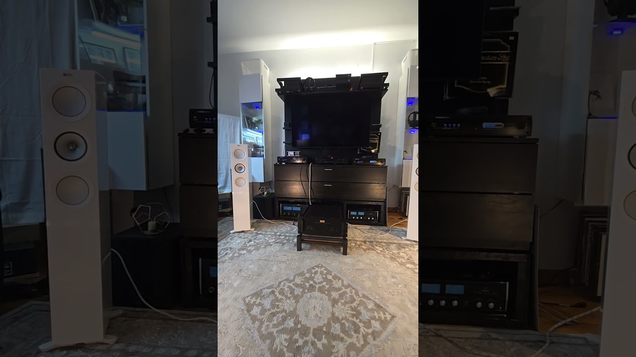 Parasound HCA2200II, P5, wiim ultra, kef r5 
