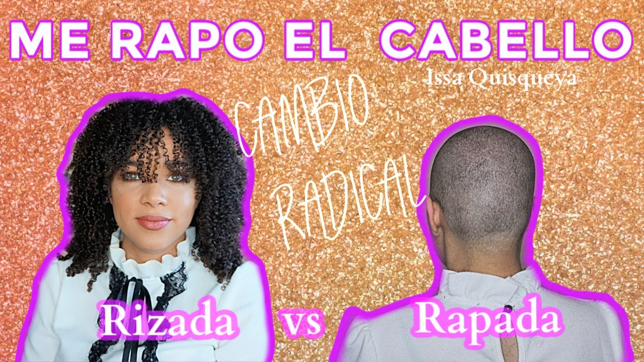 ¡De rizada a rapada! Cambio radical