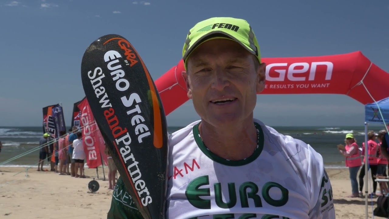 Biogen Pete Marlin Surfski Race - SA Surfski Champs - Single Race Video