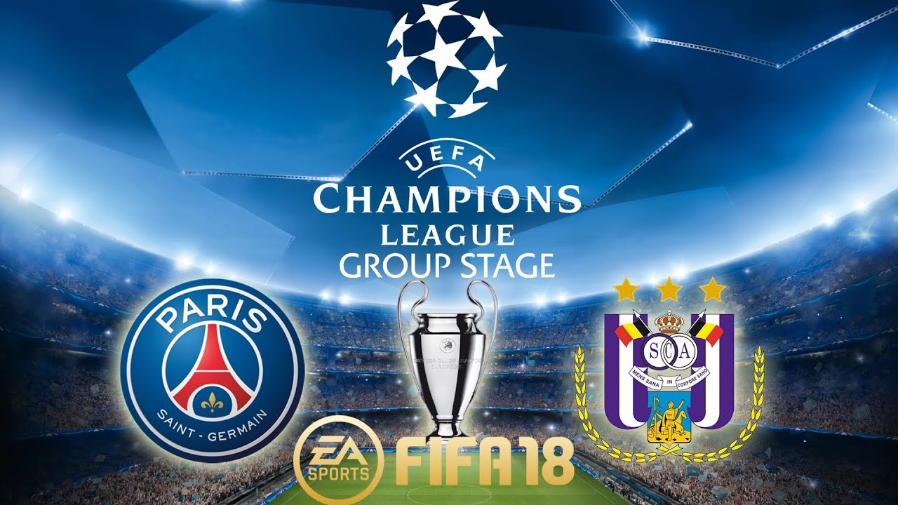 FIFA 18 PSG vs Anderlecht | Champions League Group Stage 2017/18 | PS4 Full Match