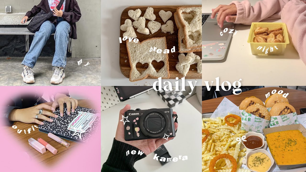 daily vlog🧸🍓🍞: productive 7AM , making breakfast , new camera! , unboxing , eat eat, grocerry ୨୧