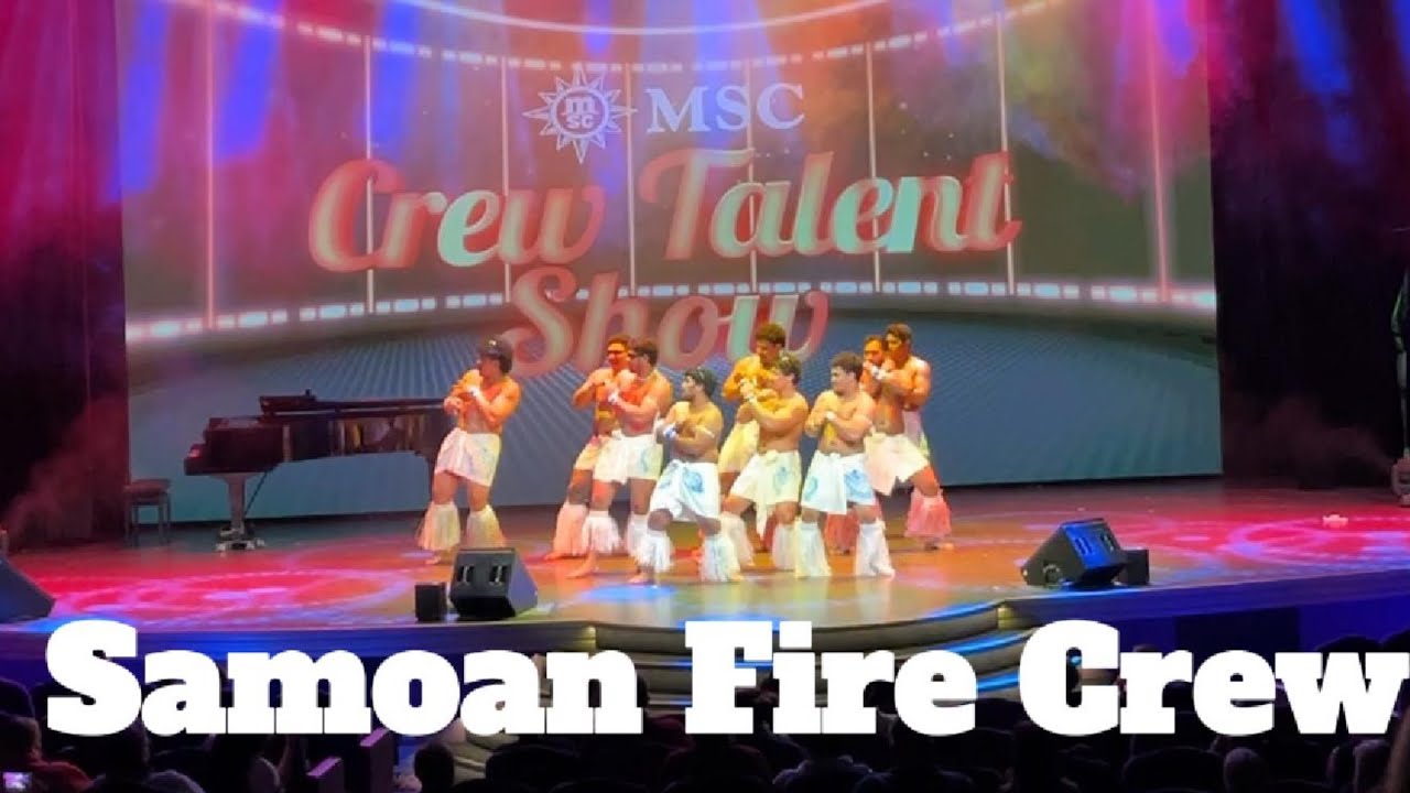 Crew Talent Show MSC POESIA Last Night of our 7 Nights Cruise we recommend you try this.