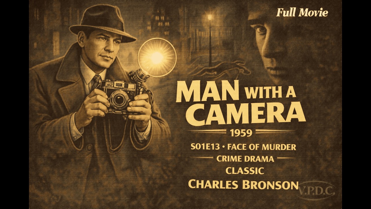 Man with a Camera – S01E13 Face of Murder (1959) | Crime Drama starring Charles Bronson