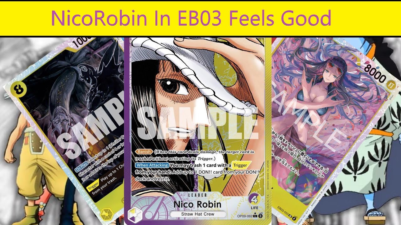 OnePiece TCG Gameplay: This Nico Robin list feels really good. You need to try.