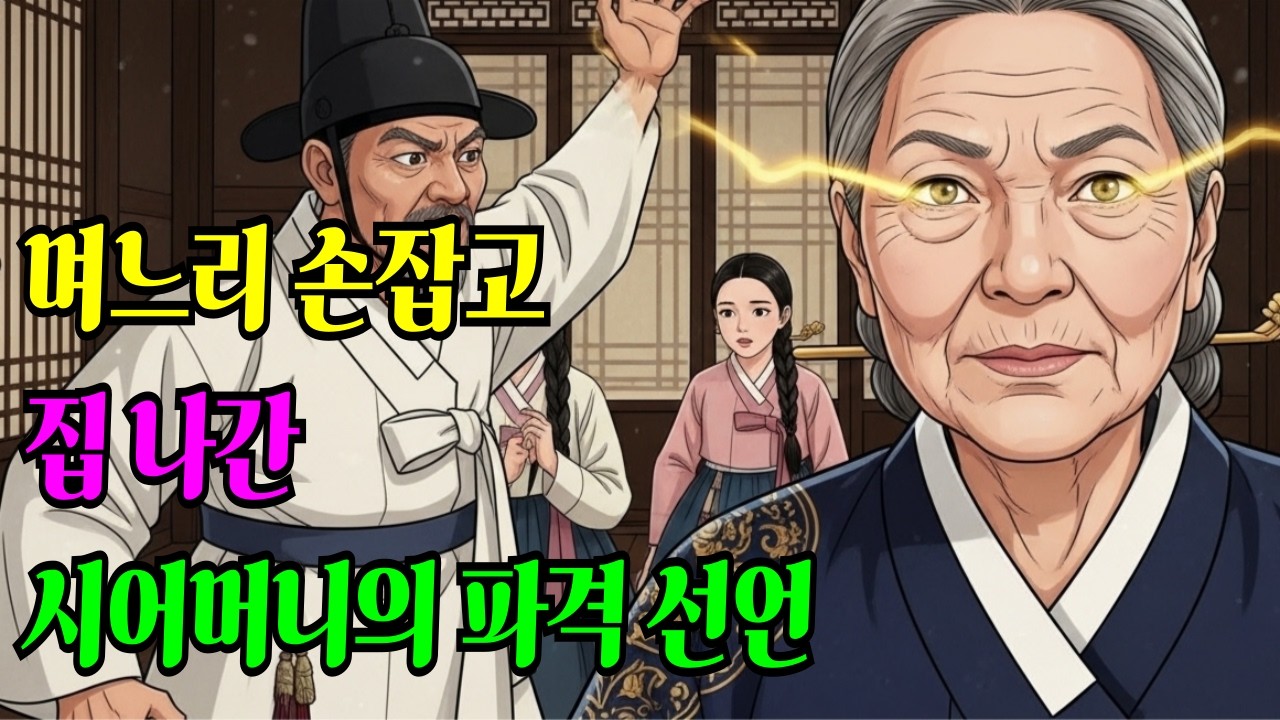 며느리 손잡고 집 나간 시어머니의 파격 선언 야담ㅣ옛날이야기ㅣ오디오북ㅣ사이좋은고부ㅣ1시간이야기