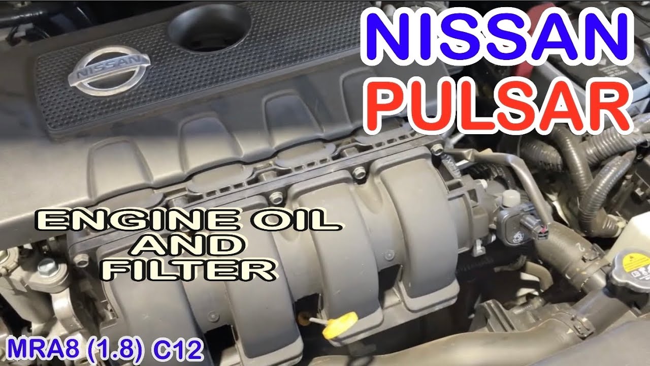 CHANGE ENGINE OIL AND FILTER NISSAN PULSAR