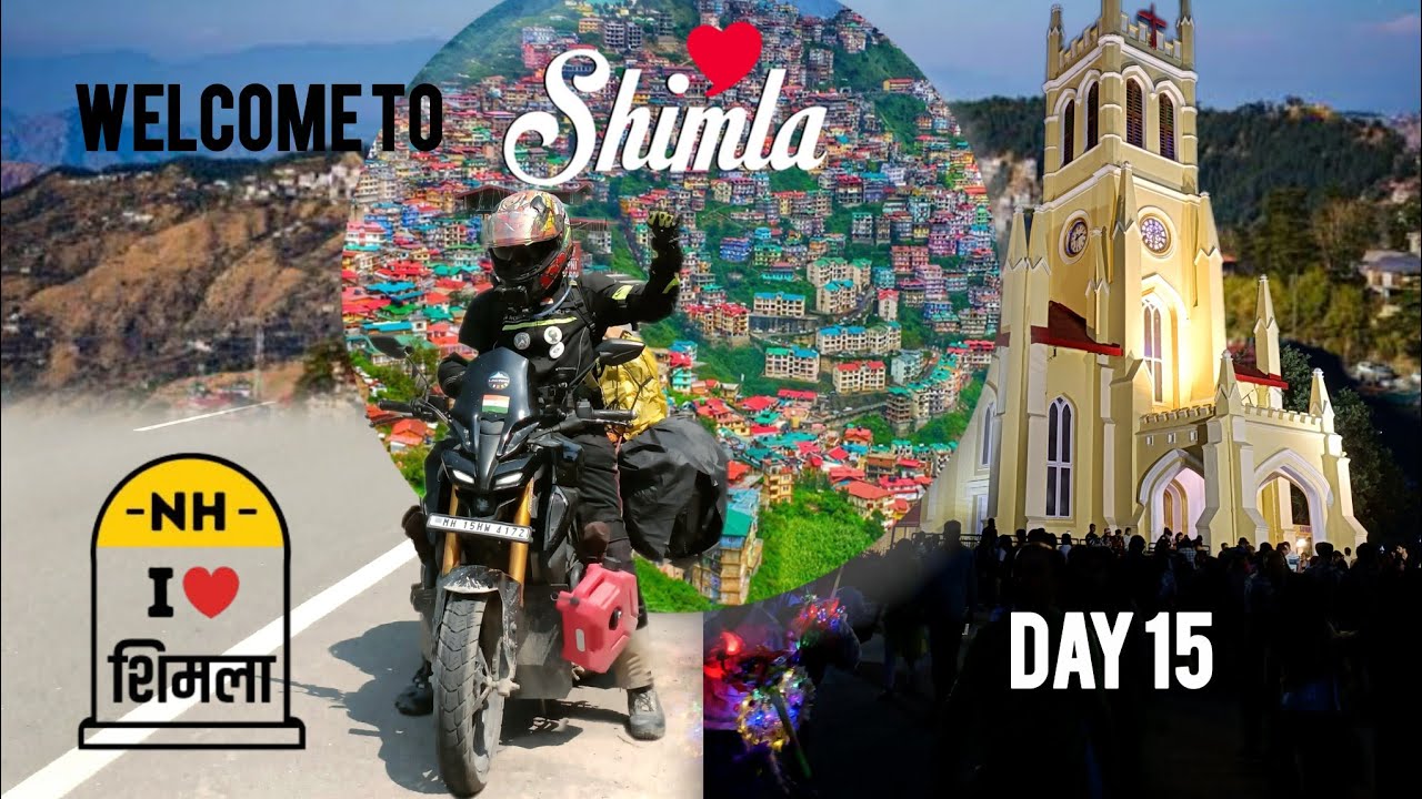 Day15  Manali to Shimla | Exploring Shimla Mall Road 🕍#shimla #mallroad #christchurch #lehladakh