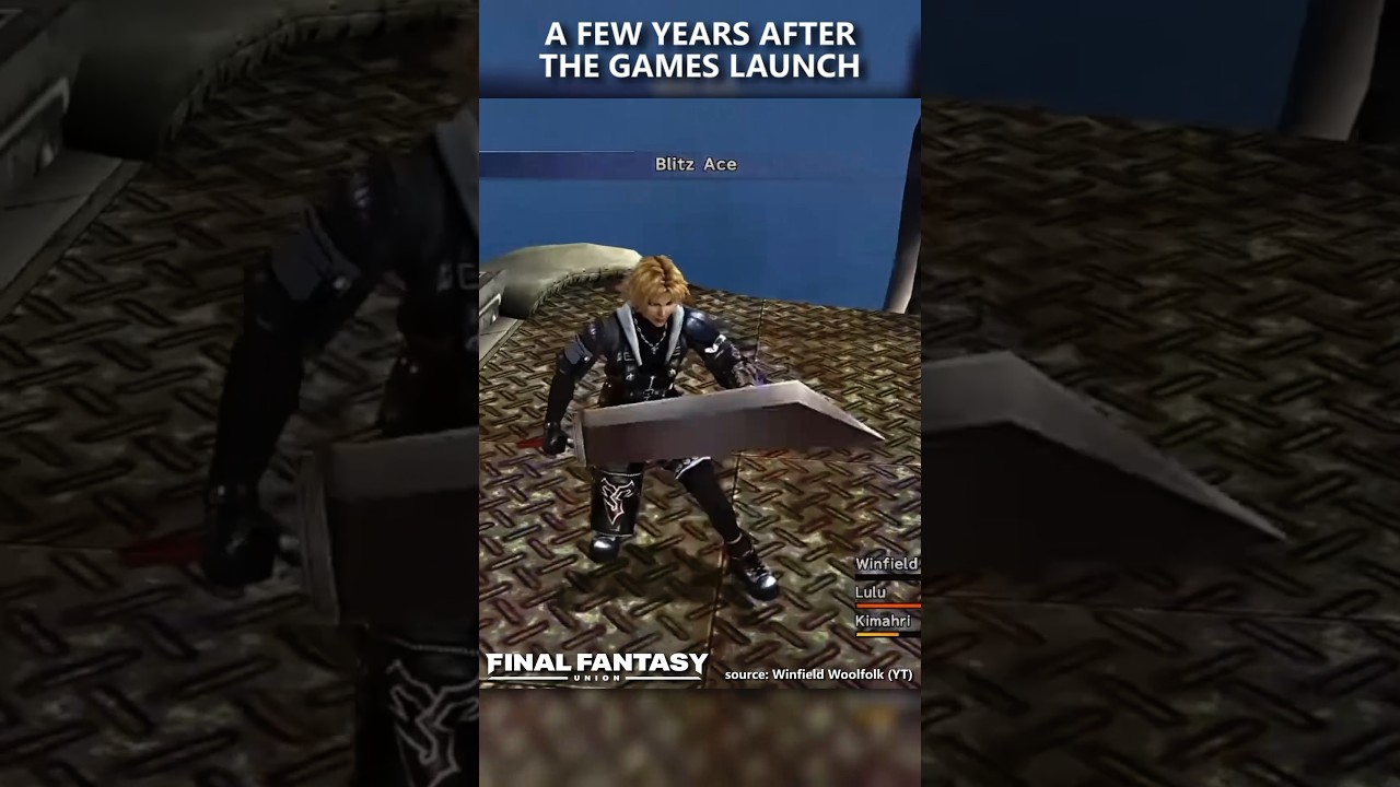 When Tidus Wielded The Buster Sword