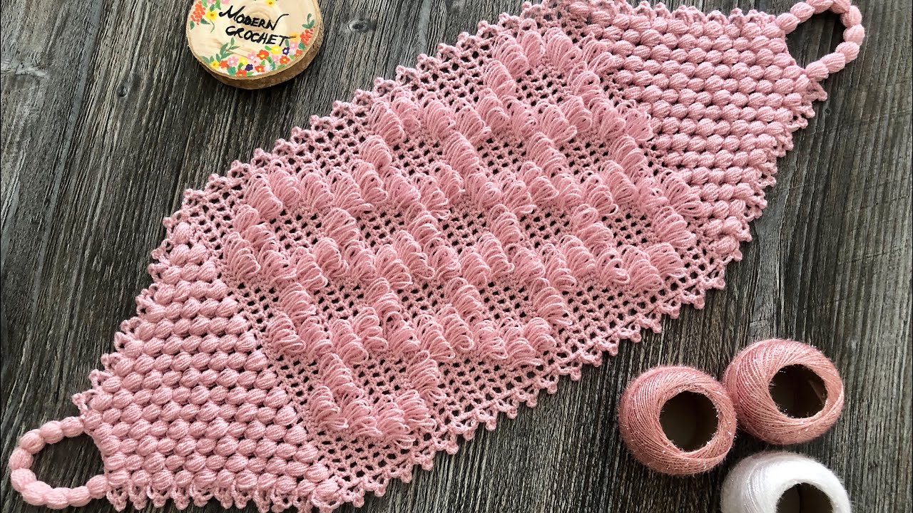 Yepyeni Bir Güzellik Daha/ Püsküllü Uzun Lif Modeli / Uyarlama @Modern.Crochet