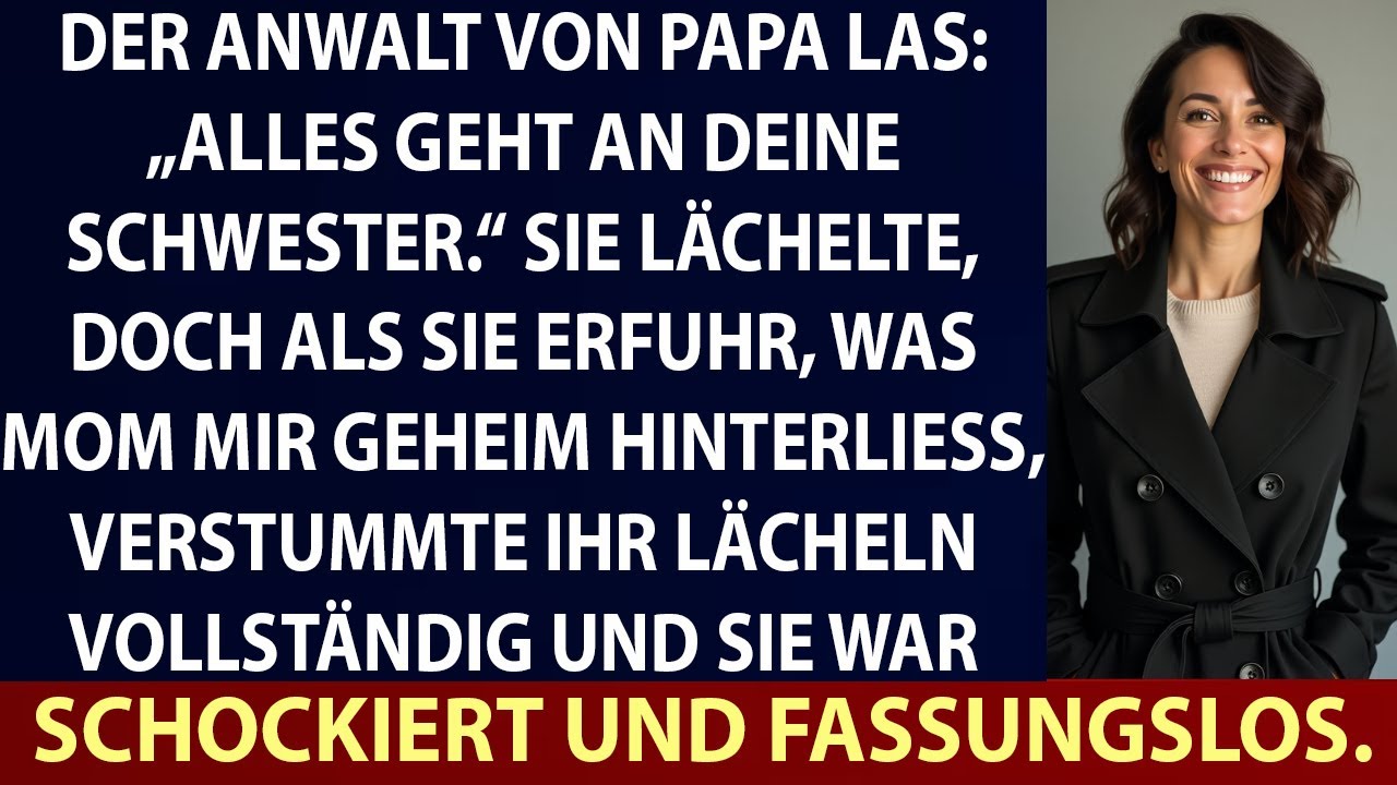MEINE SCHWESTER BEKAM ALLES IM TESTAMENT – DOCH SIE WUSSTE NICHT, WAS MIR UNSERE MUTTER HINTERLASSEN