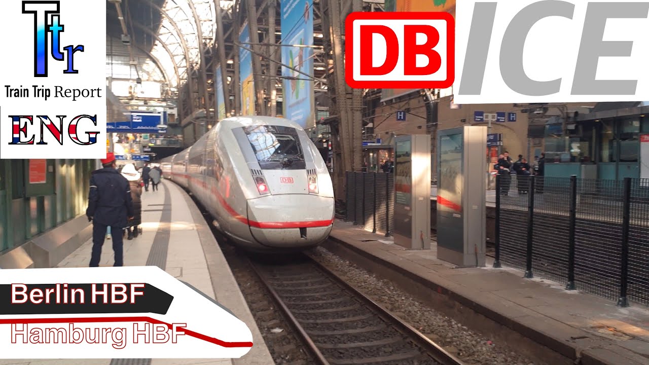 Travelling on German High Speed trains - Train Trip Report Deutsche Bahn ICE 4 - Berlin to Hamburg