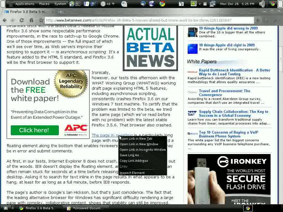 Stress Testing Google Chrome for Linux