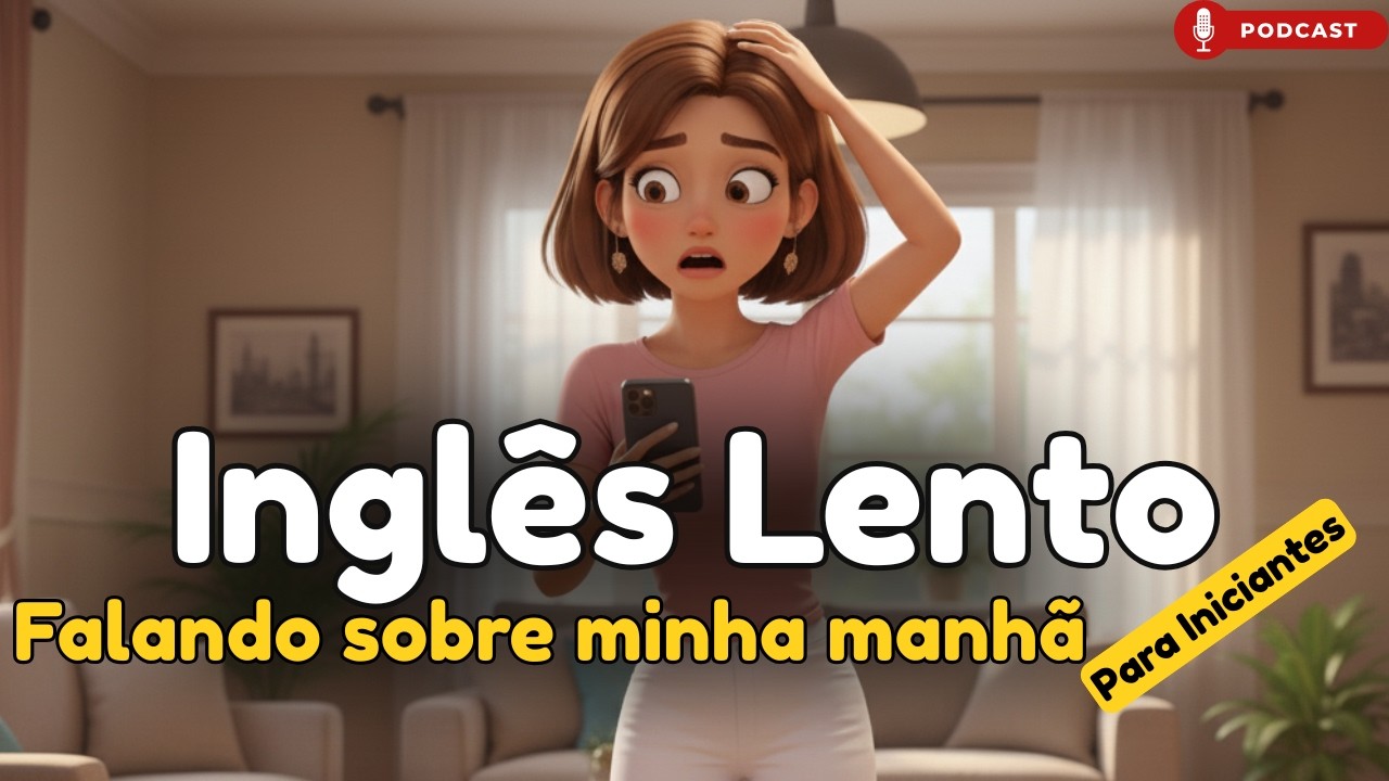 Falando sobre minha rotina da Manhã em Inglês ☕ | Inglês para Iniciantes A1–A2 | Conversação Natural