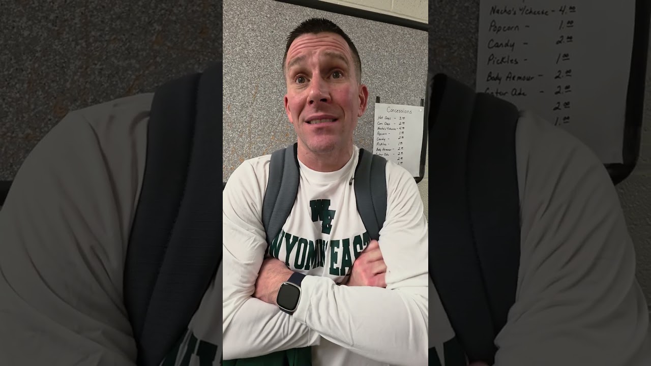 AA #2 Wyoming East boys basketball head coach Kent McBride discusses the win over #4 James Monroe 