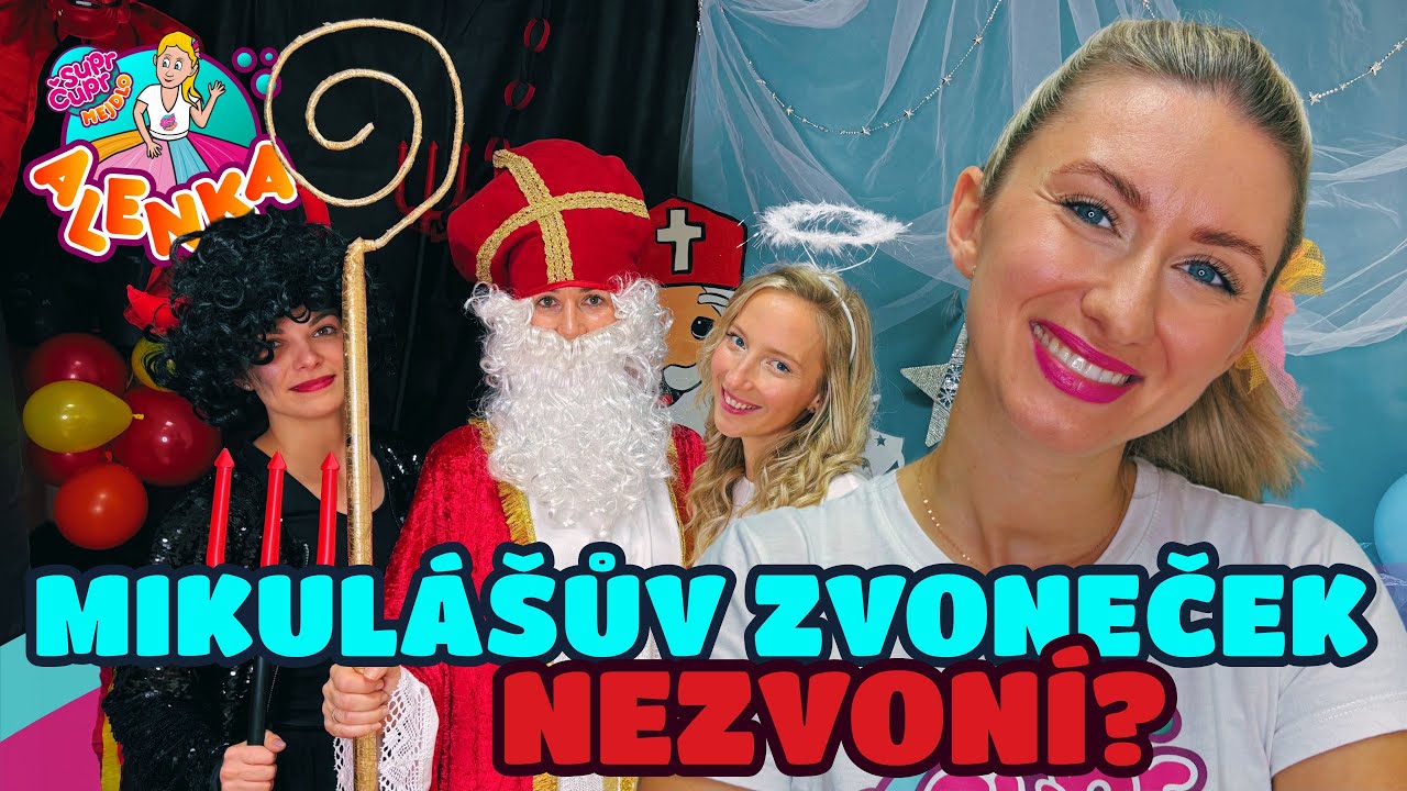Ztracené mikulášské zvonění 🔔👼 Najdeme ho s čertem a andílkem? | Hrajeme si s Alenkou