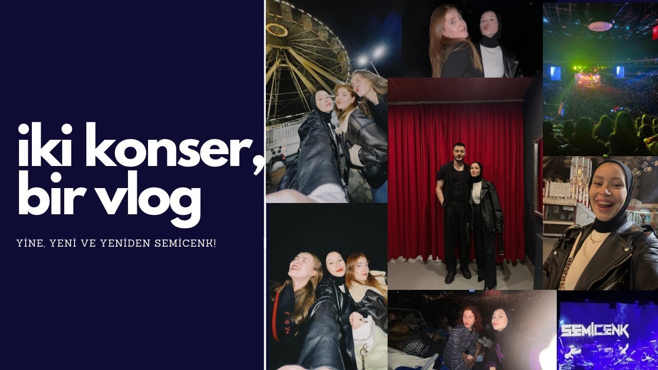 ORDAN İKİ KONSER BİR VLOG ALABİLİR MİYİZ? yine yeniden Semicenk konseri I #konser #semicenk #dktt