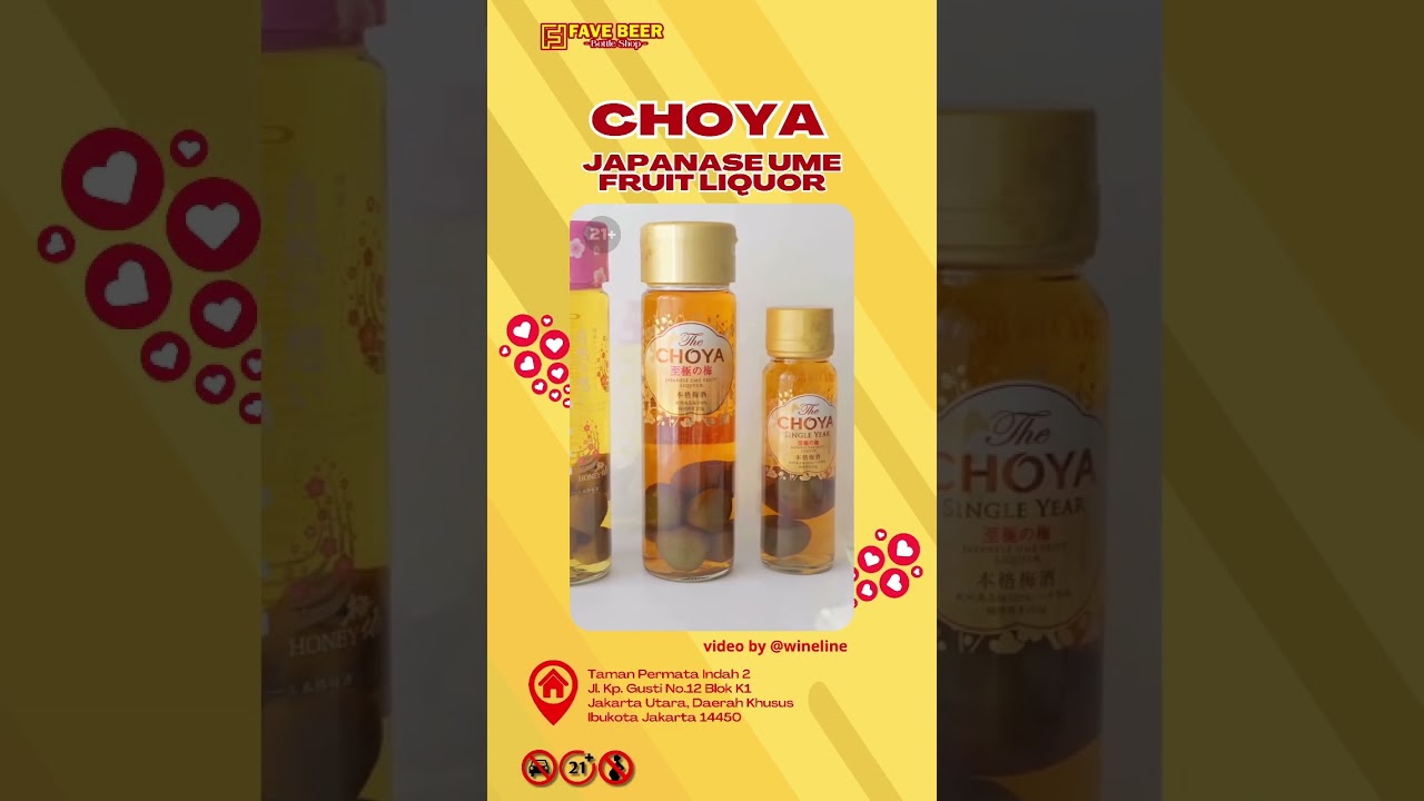 Choya Japanese Ume Fruit Liquor #choya #japanese #fruit #liquor