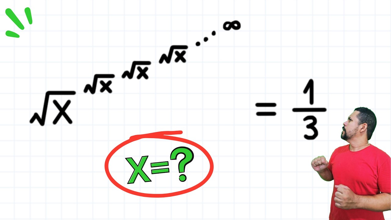 COMO RESOLVER essa Equação com Potência Infinita