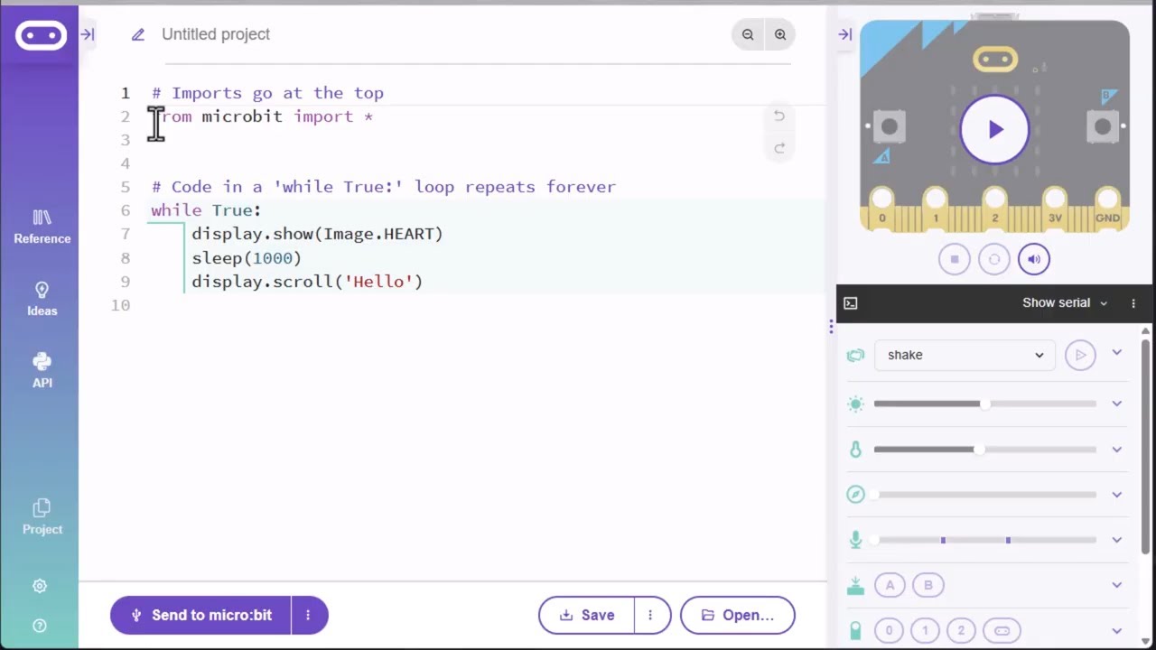 Python on the micro:bit - Moving Beyond Block Coding with Forever Loops