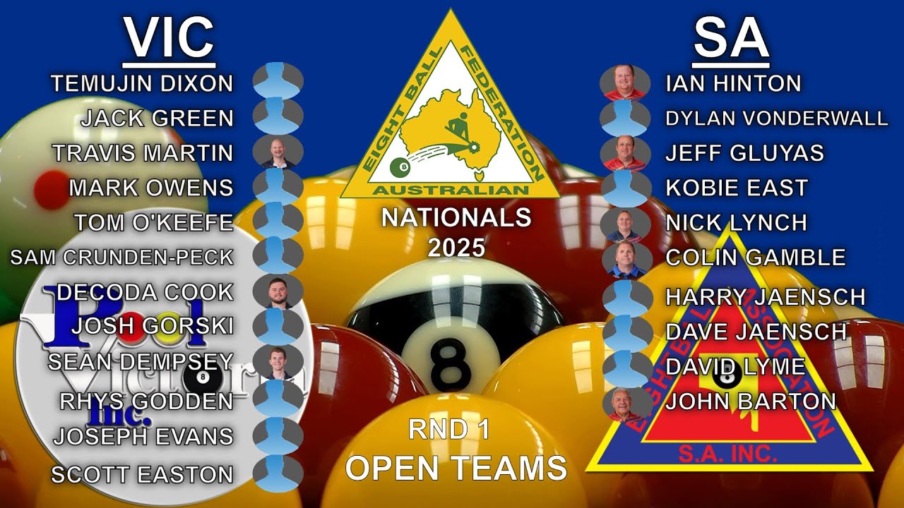 VIC Vs SA - Open Teams - Rnd 1 - AEBF Nationals 2025