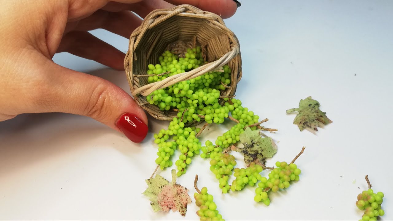 CÓMO HACER UVAS Y RACIMOS DE UVAS MUY FÁCIL