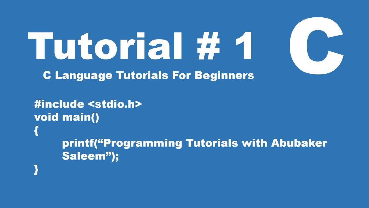 Getting started with C. How to Install Visual Studio? Tutorial # 1