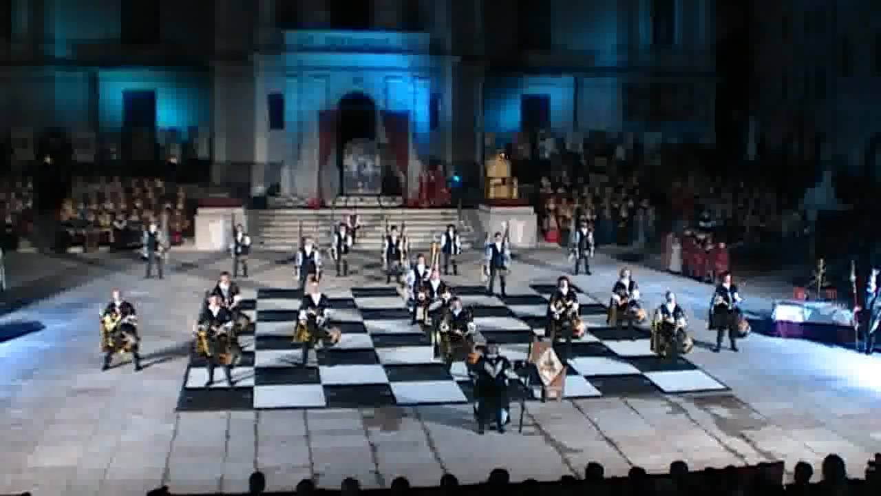 Dama Castellana 2010 - Coreografica Tamburi e Sbandieratori