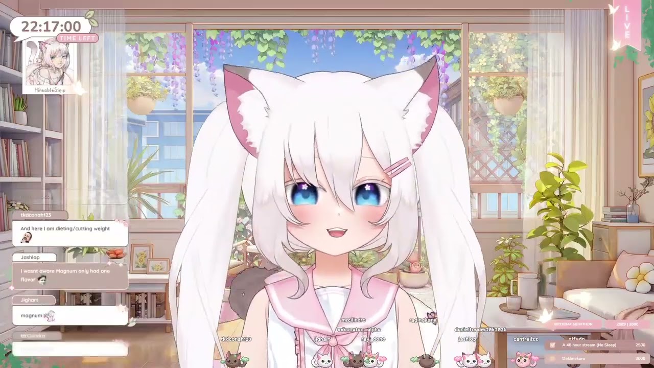 Effiez - Meow meow cozyyy + Playing game chat made + Maybe GoW Ragnarok ʚ・Subathon D48・ɞ 07/03-24