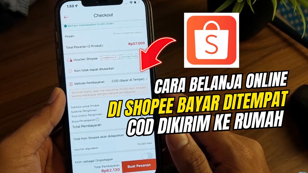 Cara Belanja di Shopee Bayar Ditempat | COD Langsung dikirim ke Rumah