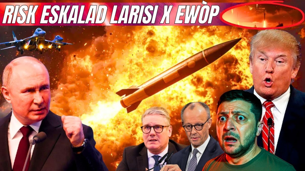 Larisi kapab lanse yon atak nikley&egrave; kont 2 peyi ewopeyen🔥Ew&ograve;p vle gen Orechnik, dezespwa nan Ikr&egrave;n😱
