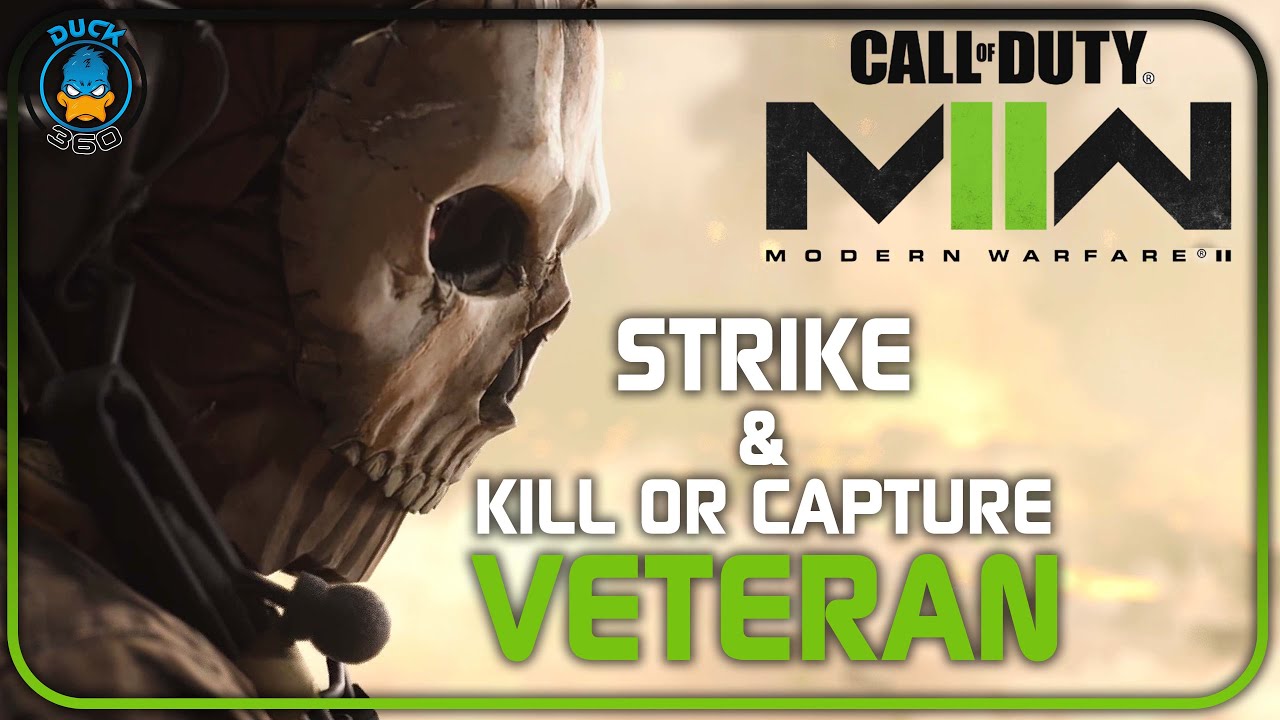 Call of Duty Modern Warfare 2 VETERAN Difficulty STRIKE and KILL OR CAPTURE Missions Walkthrough