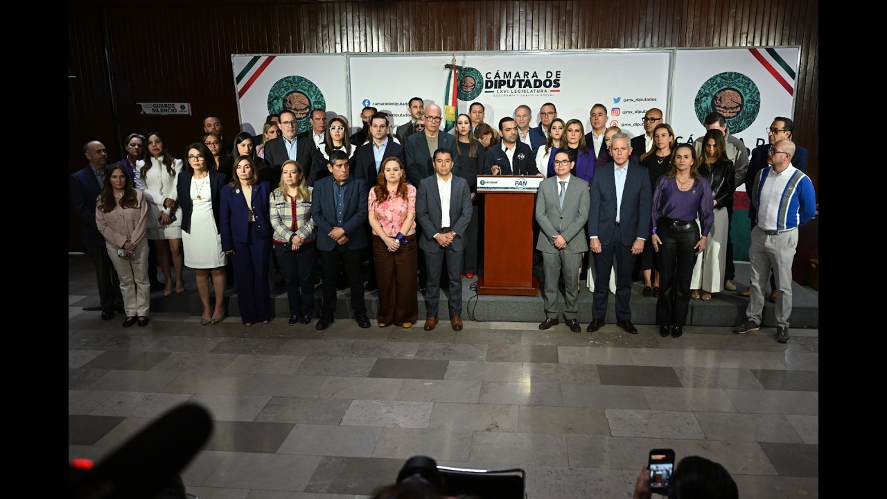 EN VIVO / Conferencia de prensa del Grupo Parlamentario del PAN