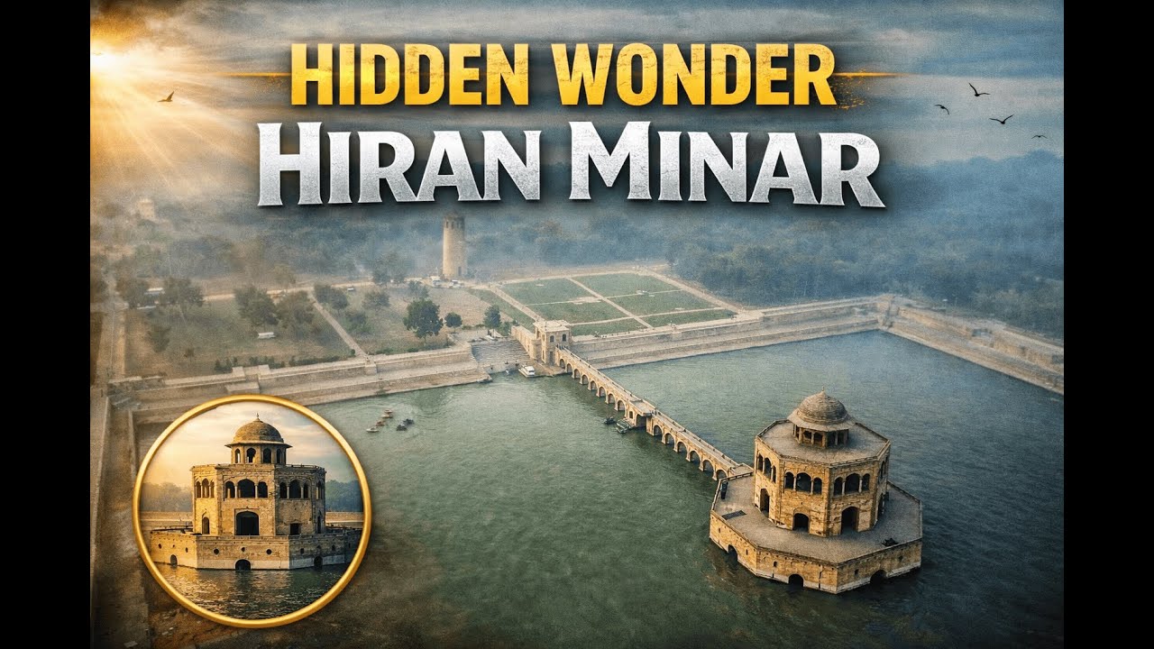 Hiran Minar from the Sky  | Pakistan’s Hidden Mughal Monument (Drone View)