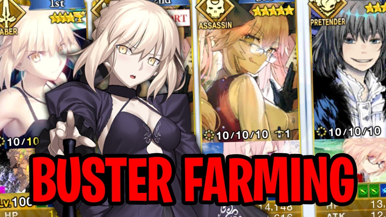 FGO - Saber Alter Double Koyanskaya Oberon Buster Looping Demonstration