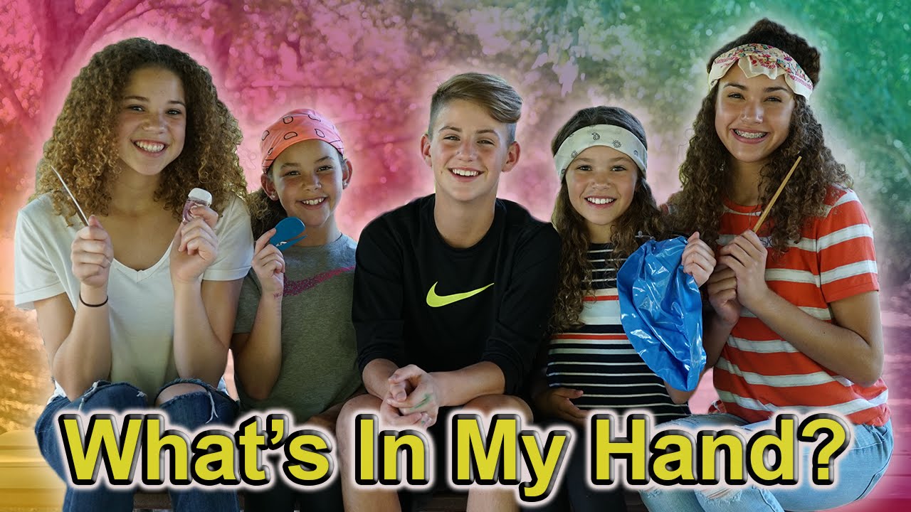 What's In My Hand?? (MattyBRaps & Haschak Sisters)