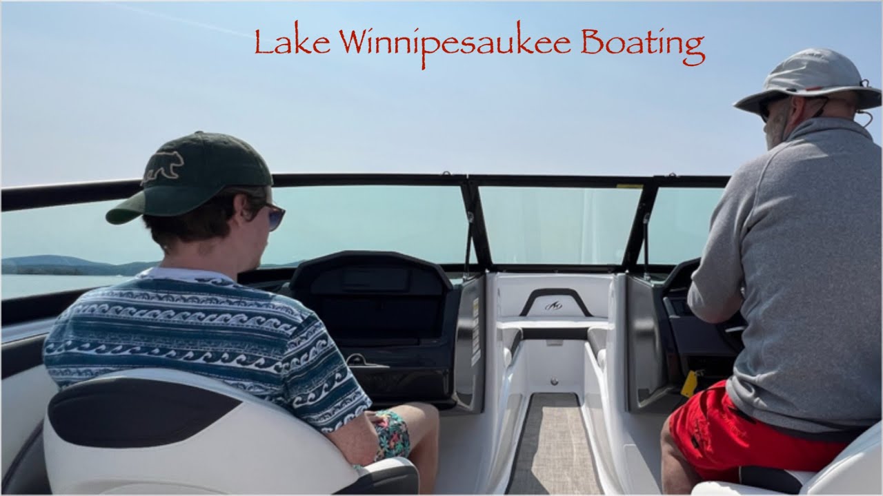 Boating on Lake Winnipesaukee Summer 2023
