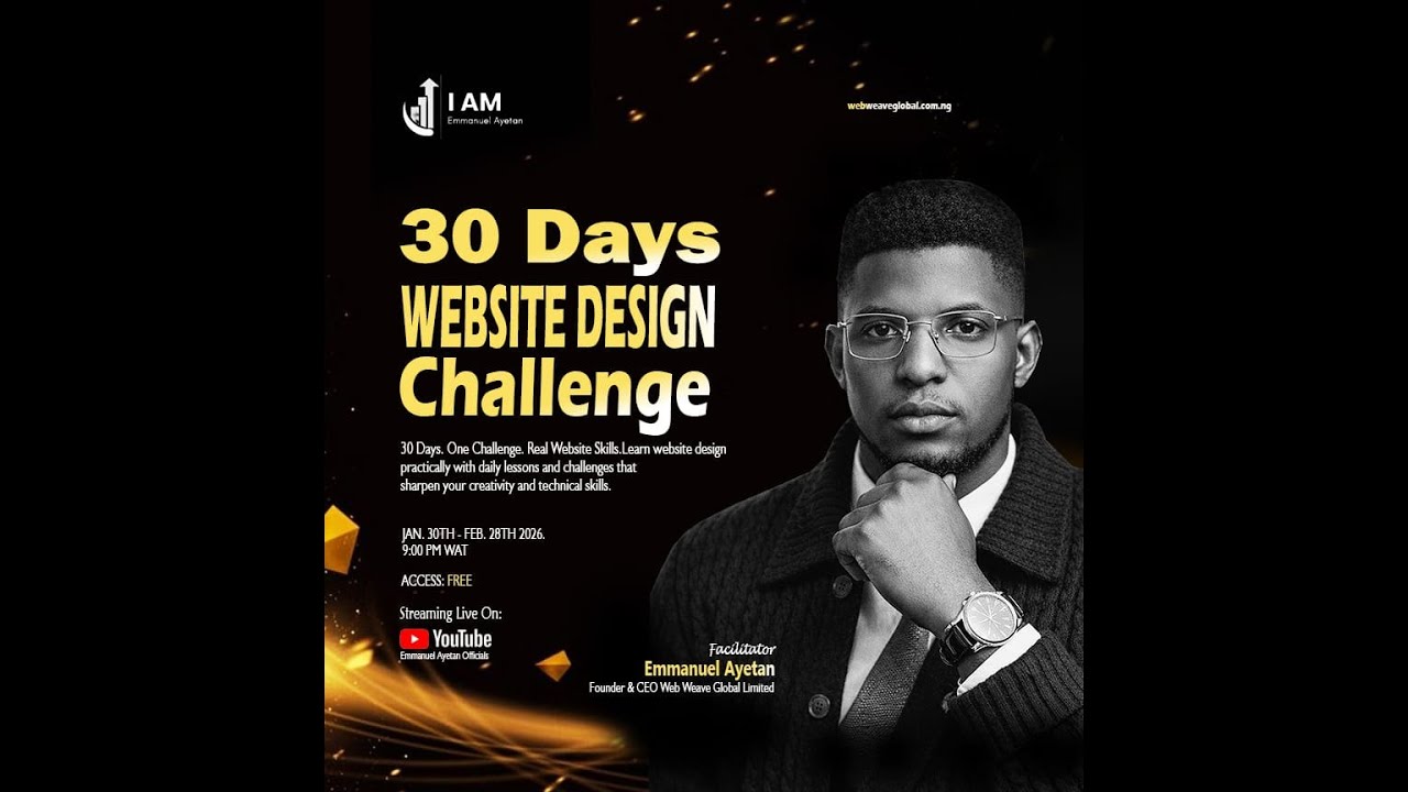 30 DAYS WDC DAY 3 TRAINING VIDEO