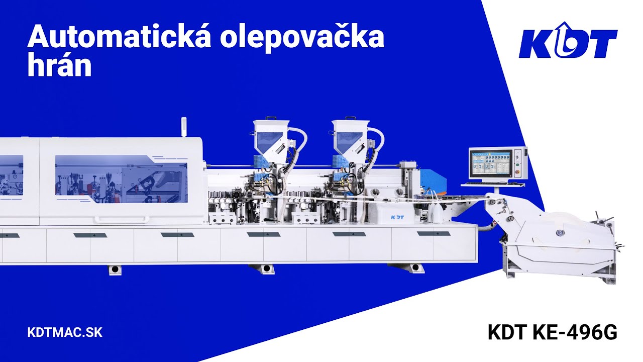 Vysokor&yacute;chlostn&yacute; olepovačka hr&aacute;n 26 m/min KDT KE-496G s dvoma lepiacimi vaňami