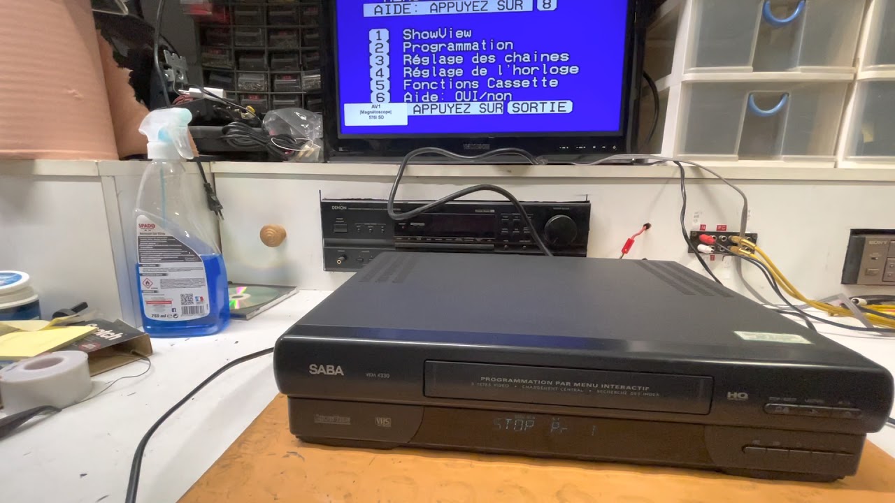 Restauration VHS Vidéo Magnétoscope SABA VKM4330