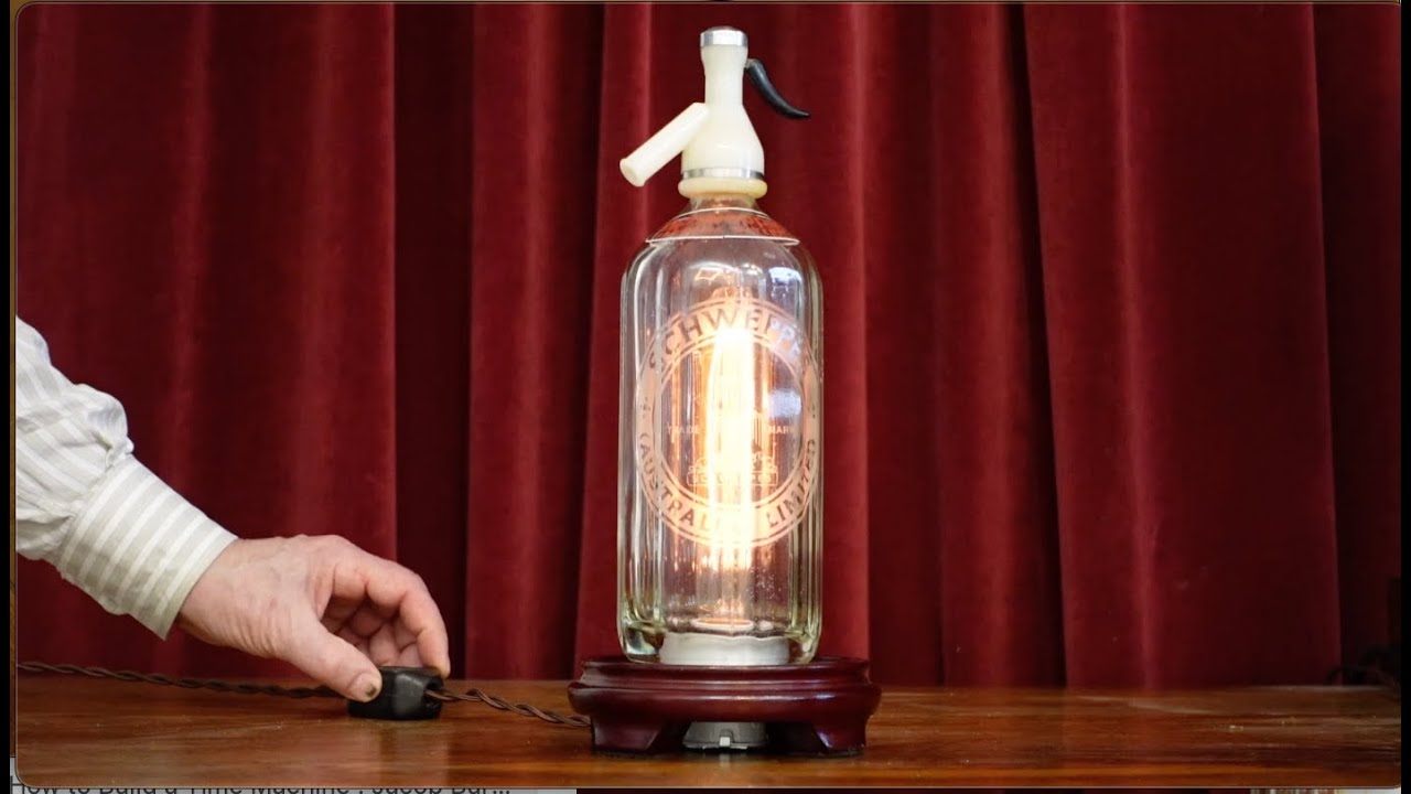 Creating A Seltzer Bottle Lamp