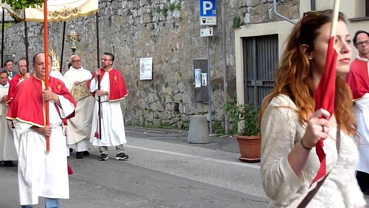 Orvieto Corpus D. 2016  Processione Eucaristica del giovedì Santo